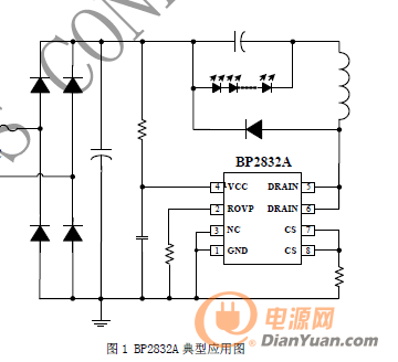 低成本 非隔离 t8电源驱动 bp2832a