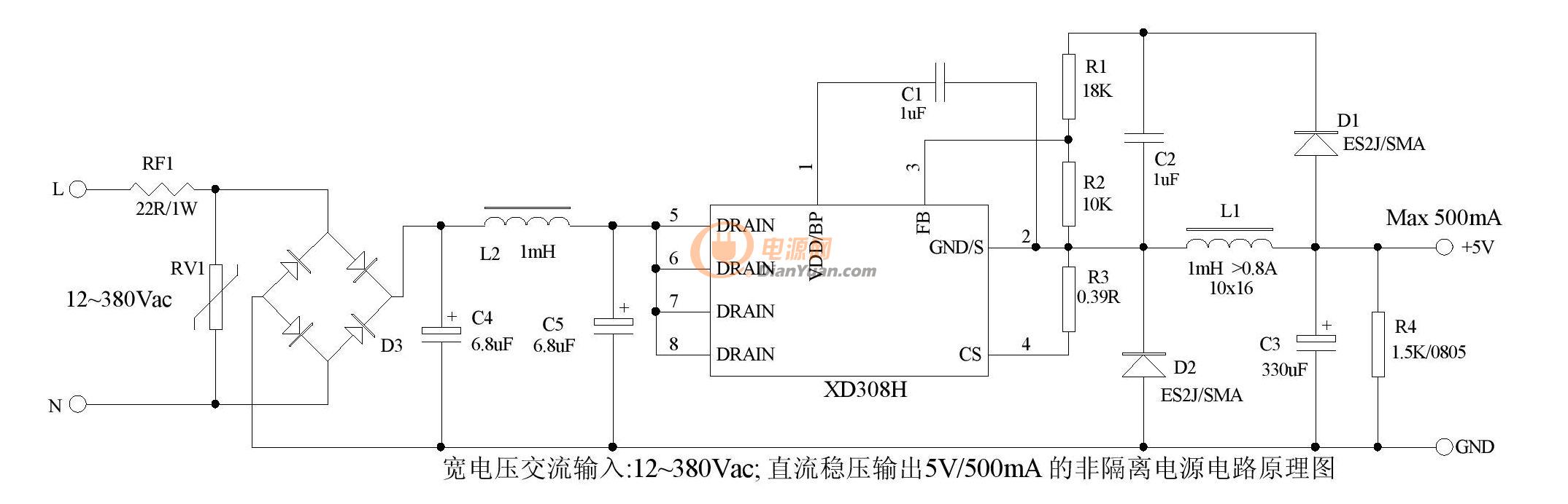 电源芯片lnk304pn用什么型号可以代换?lnk364pn和lnk564pn可以代换吗?