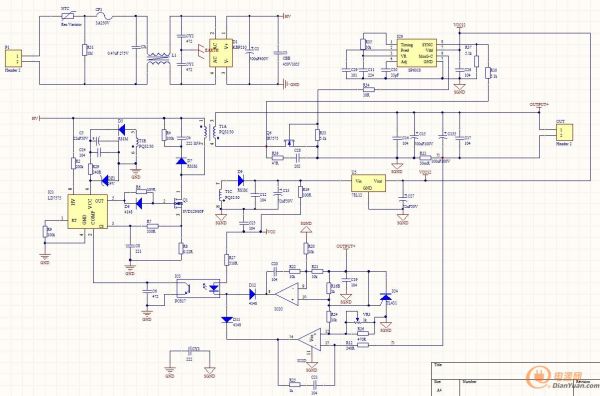 原边开关管用的是12n65(12a650v),同步mos是st的p75nf75.