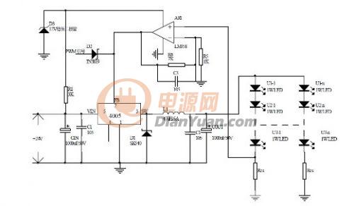 2.xl4005 358 典型应用电路及图示