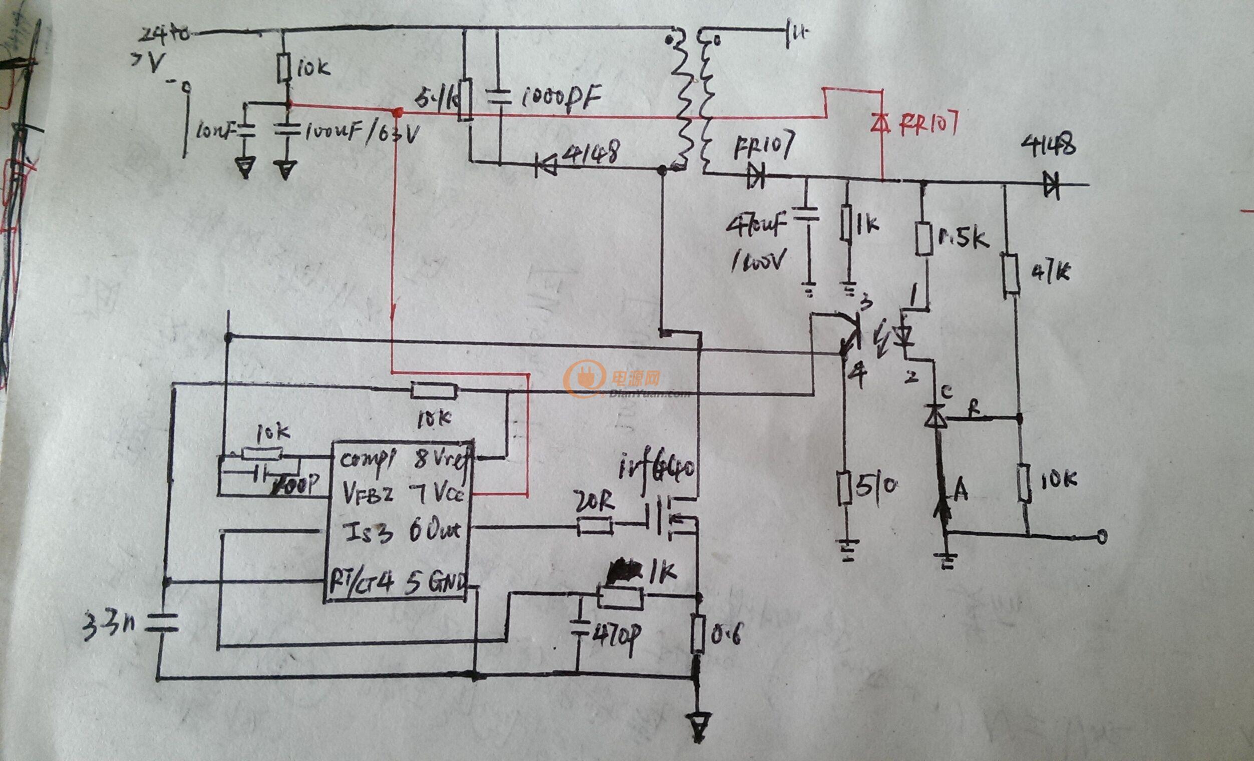 实例讲解 uc3842电路连续烧芯片的解决