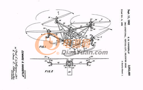 专利名: "全方位,垂直升降,无人驾驶飞机"