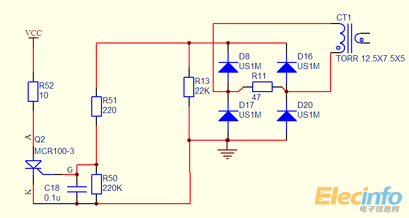 全橋整流中間電阻的作用