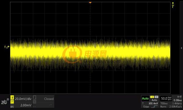 ZDS2024示波器测试有较大噪声干扰问题的电源模块